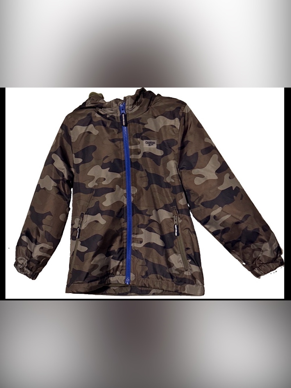 NWOT OshKosh B'gosh Boy's Camo Fleece-Lined Hooded Jacket - Size 5